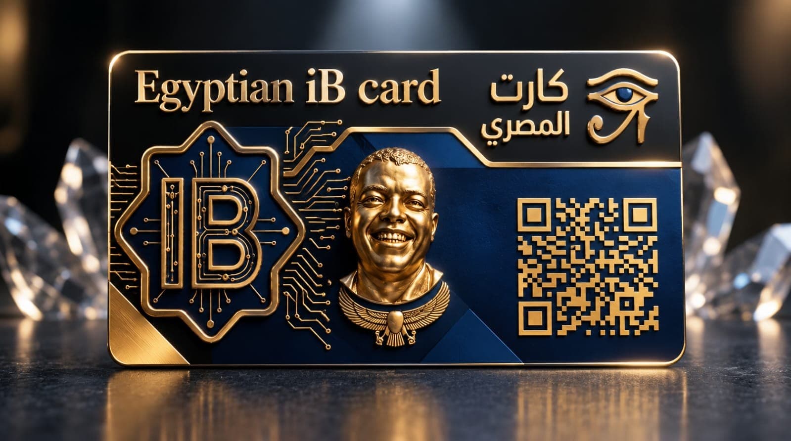 كارت الخصم المصري Egyptian iB Card بكود QR